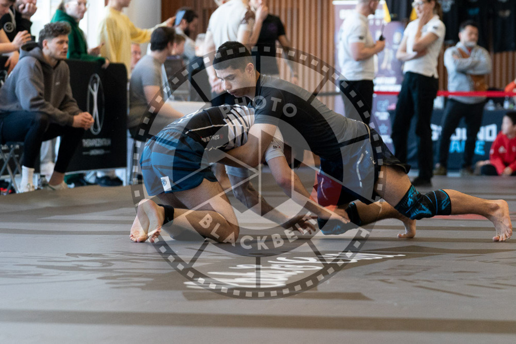 20250329PBB2063 | Fighters compete during the International Luta Livre (ILLCS) Germany IX Spring 2025 Competition spring on March 29, 2025 in Hannover, Germany.© Chiara Dazi