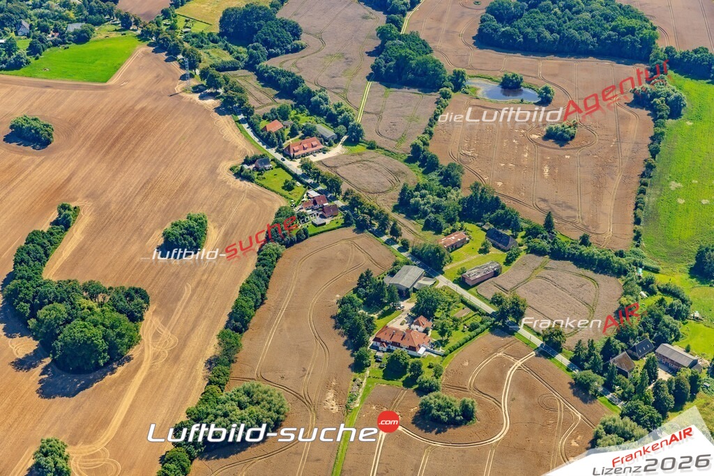 Luftaufnahme Elmenhorst Kalkhorst - Die Luftaufnahme wurde 2025 vom UL-Flugzeug heraus erstellt ( ohne Drohne ) - Hochauflösende Luftaufnahme - für professionelle Ausdrucke geeignet. Die Geschenkidee !Mit Lizenz und Bildrechte bestellbar