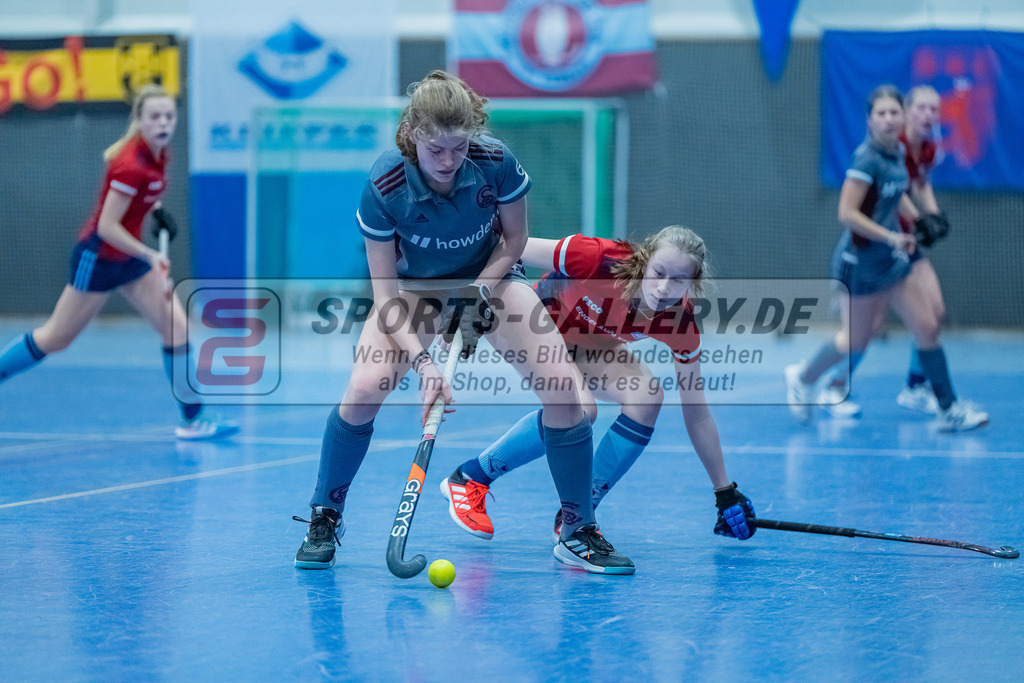 HK_20240303_109283 | Spiel um Platz 3 Deutsche Meisterschaft WU16 am 3.3.2024 Halle DHC, Düsseldorf ,