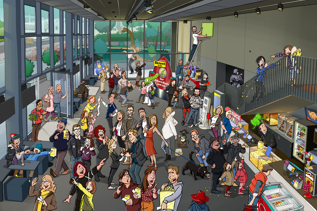 Offenburg-Wimmelbild-Cinema-schanz-partner | Schanz & Partner - Realisiert mit Pictrs.com