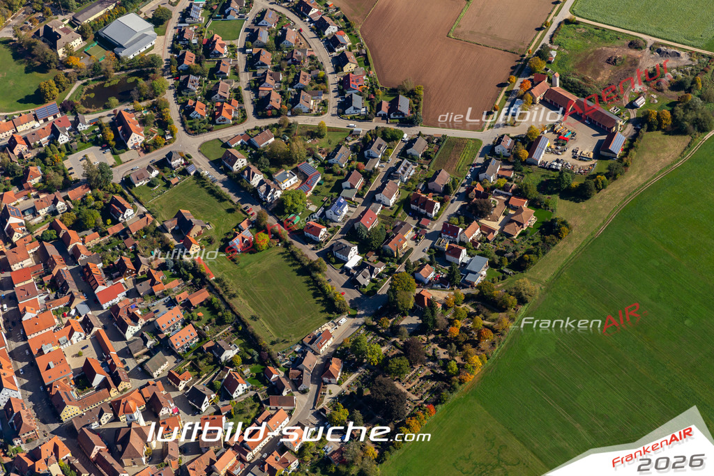 aktuelles Luftbild von  Windsbach - Luftaufnahme wurde 2019 von https://frankenair.de mittels Flugzeug (keine Drohne) erstellt.