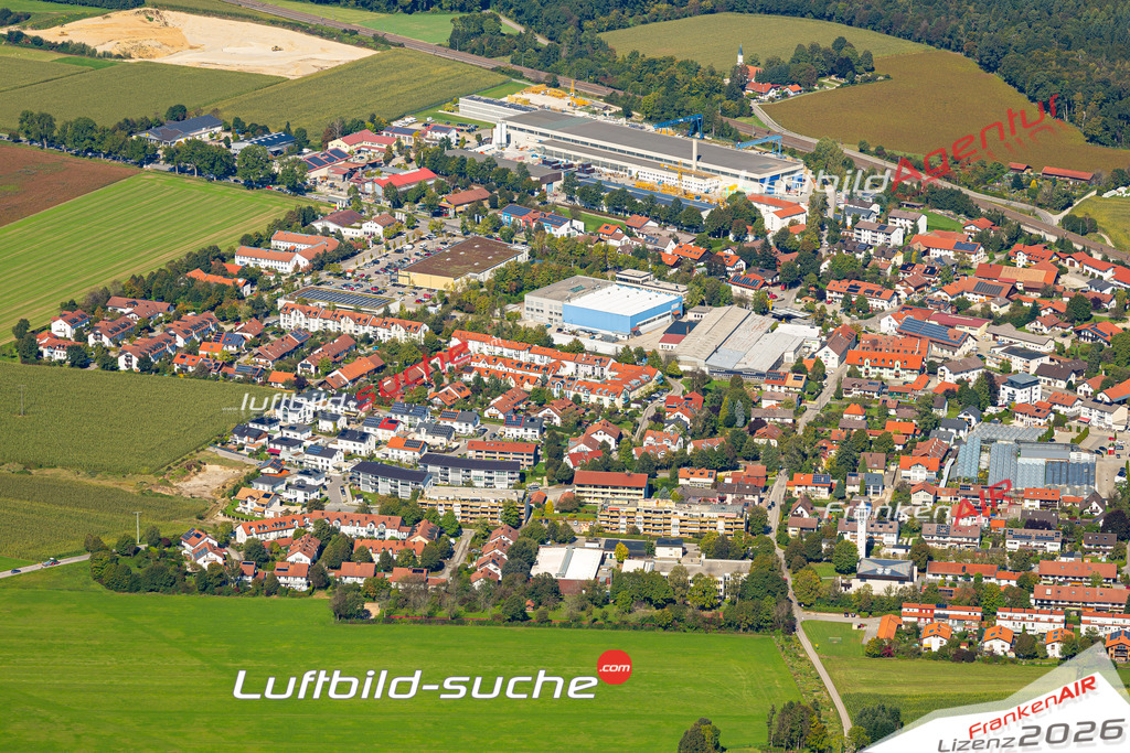 Die Luftaufnahme Eglharting - Kirchseeon wurde 2021 mittels Flugzeug (keine Drohne) erstellt. Hohe Auflösung -für große Poster und Wandbilder geeignet!
