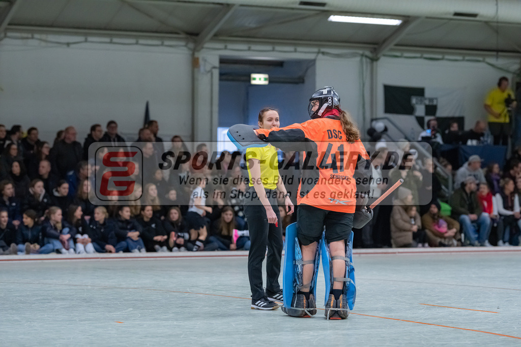 HK_20230226_105054 | Deutsche Meisterschaft WU16 Spiel um Platz 7 Düsseldorfer SC - HC Ludwigsburg am 26.2.2023 DSC 99, Düsseldorf ,