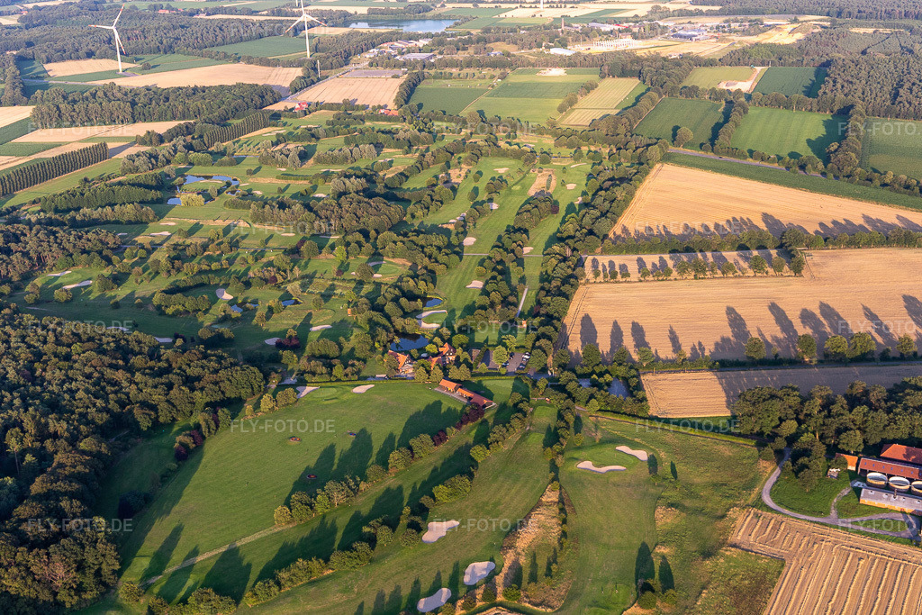 Luftbild: Golf- und Landclub Coesfeld e.V im Ortsteil Goxel in Coesfeld im Bundesland Nordrhein-Westfalen in Deutschland. Foto: IMG_008080.jpg vom 13.07.2020 durch Werner Riehm/FLY-FOTO.de