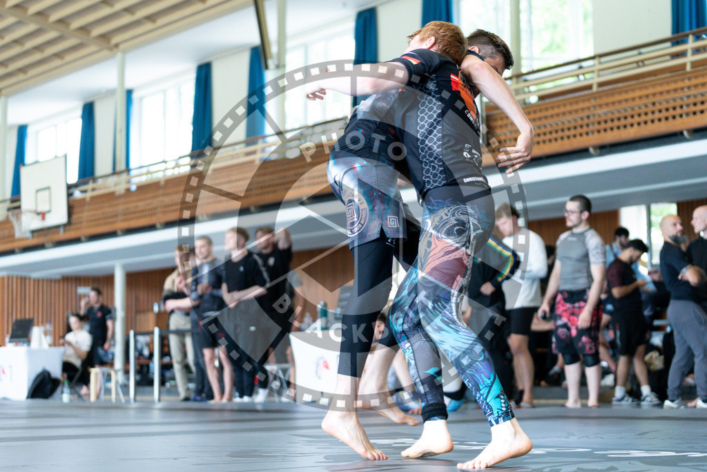 20240608PBB03934 | Fighters compete during the ILLCS VII summer edition luta livre competition in Hannover, Germany, on June 8, 2024.