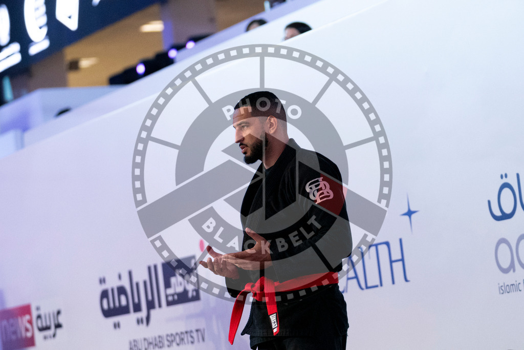 20231106PBB3180 | Fighters compete during the AJP World Master Championship in the Mubadala Arena in Abu Dhabi, Arab United Emirates, on November 6, 2023.