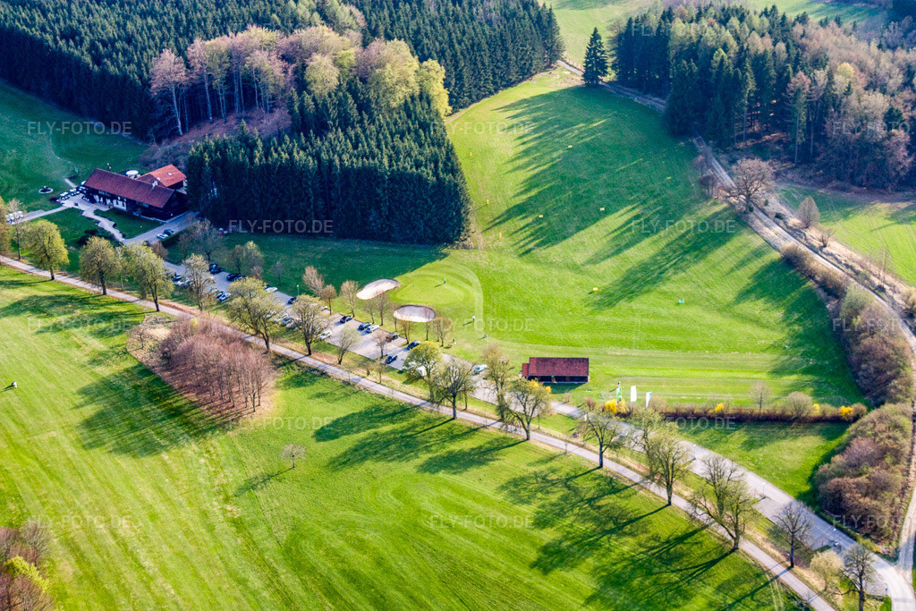 Luftbild: Golf-Club Tutzing e.V im Ortsteil Traubing in Tutzing im Bundesland Bayern in Deutschland. Foto: IMG_17936.jpg vom 15.04.2009 durch Werner Riehm/FLY-FOTO.de