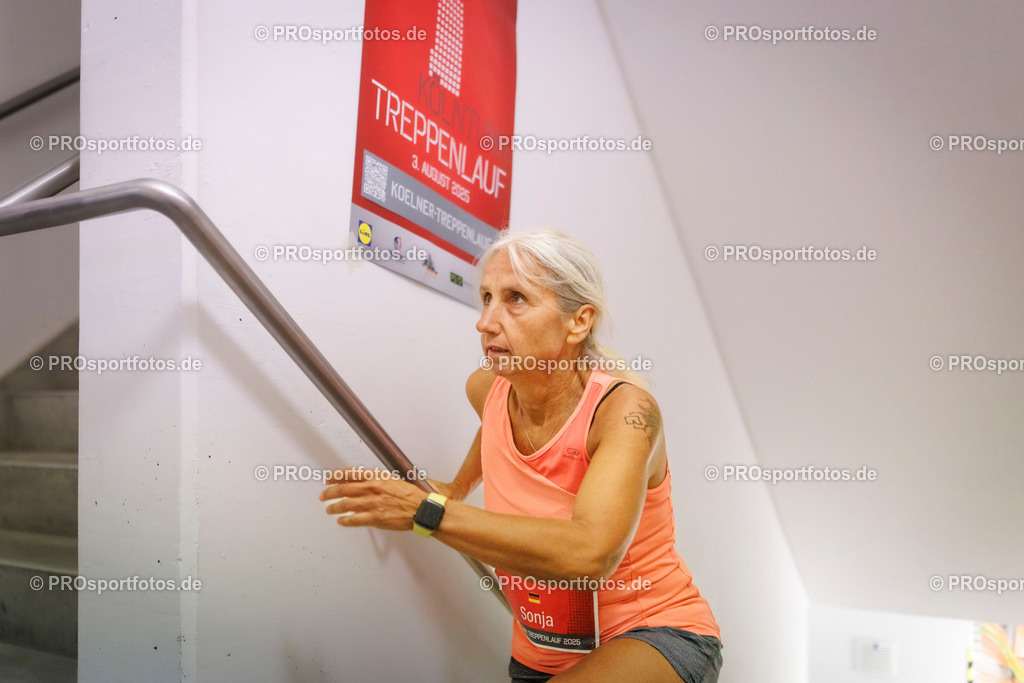 KölnTurm Treppenlauf; Köln, 03.08.2025 | Impressionen vom KölnTurm Treppenlauf am 03.08.2025 in Köln (Nordrhein-Westfalen). 