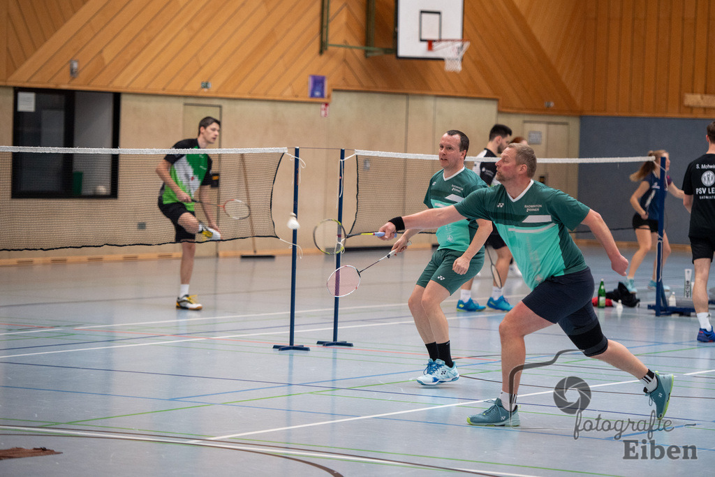 Spieltag Badminton TV Metjendorf | Johann Barth (TVM2); Spieltag Badminton TV Metjendorf am 16.02.2025; in Wiefelstede / Metjendorf (Sporthalle Auf dem Kamp), Photo: Philip Eiben 2025 - Realisiert mit Pictrs.com