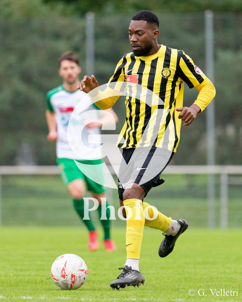 1ère ligue - Meyrin FC - FC Echallens | durant le match de 1ère ligue entre Meyrin FC et FC Echallens au Stade des arbères à Meyrin, Suisse