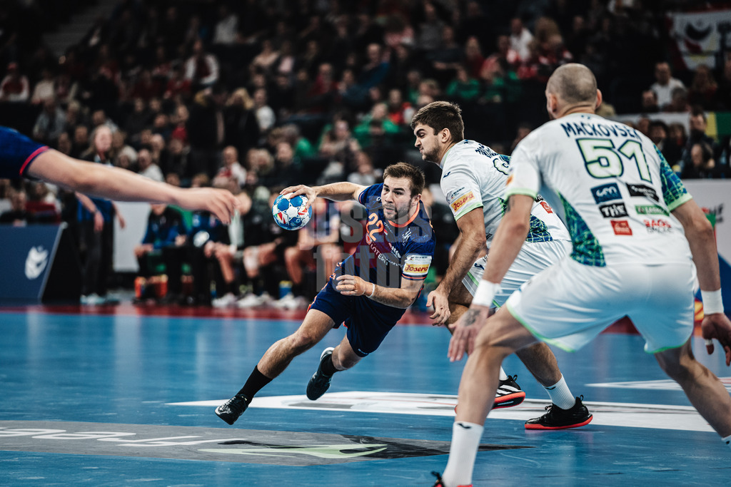 Handball | Herren | EHF EURO 2024 | European Championshop Men 2024 Final Tournament | Slowenien vs. Niederlande | 21.01.2024 | Luc Steins (#22, Holland, NED)