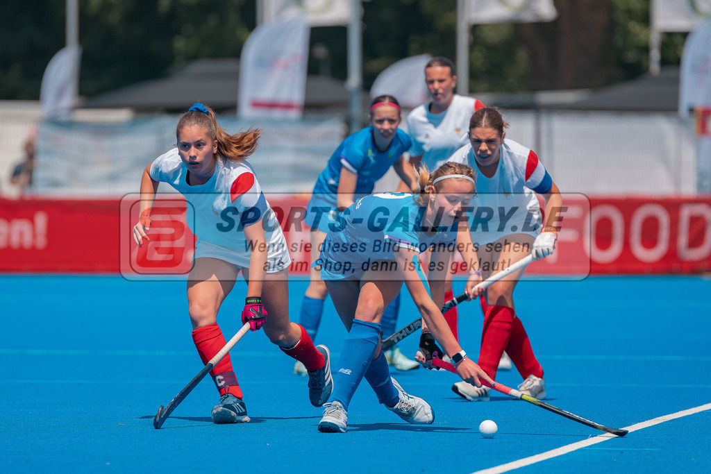HK_20230712_101415 | Euro Hockey WU18 Scotland vs France Championship Girls &amp; Boys am 12.7.2023 CHTC , Krefeld ,