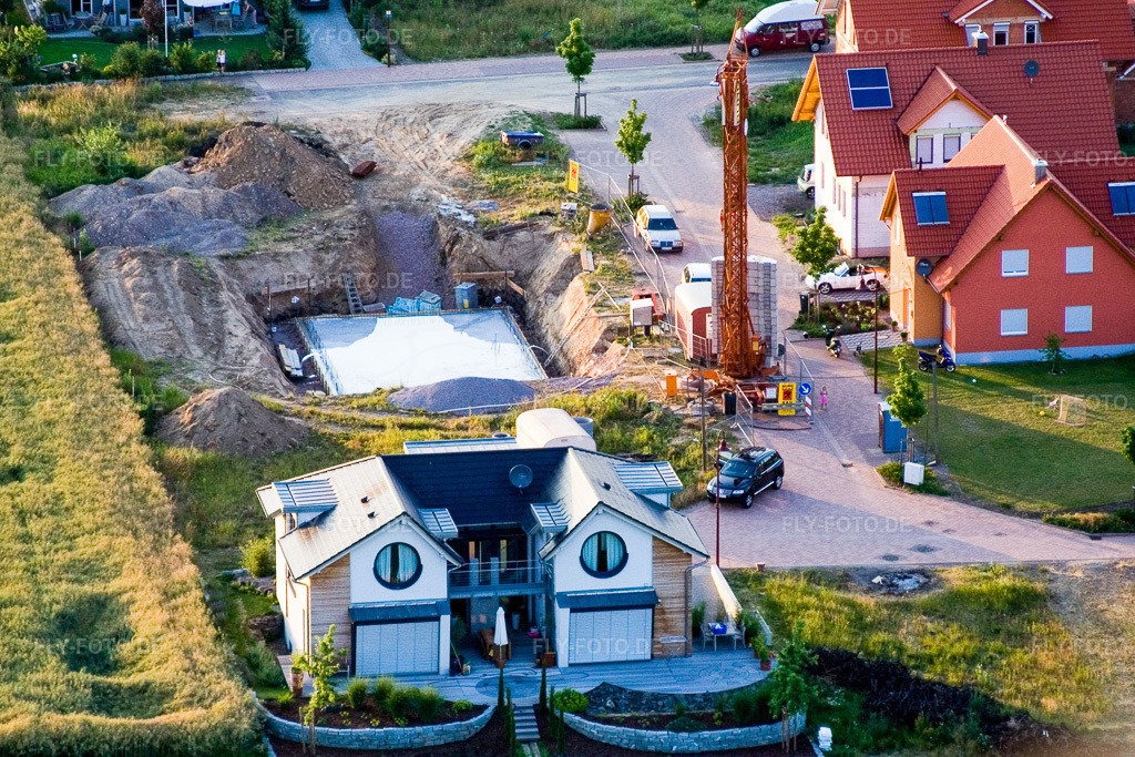 Luftbild: Bahnhofstr in Steinfeld im Bundesland Rheinland-Pfalz in Deutschland. Foto: IMG_3161.jpg vom 30.06.2006 durch Werner Riehm/FLY-FOTO.de
