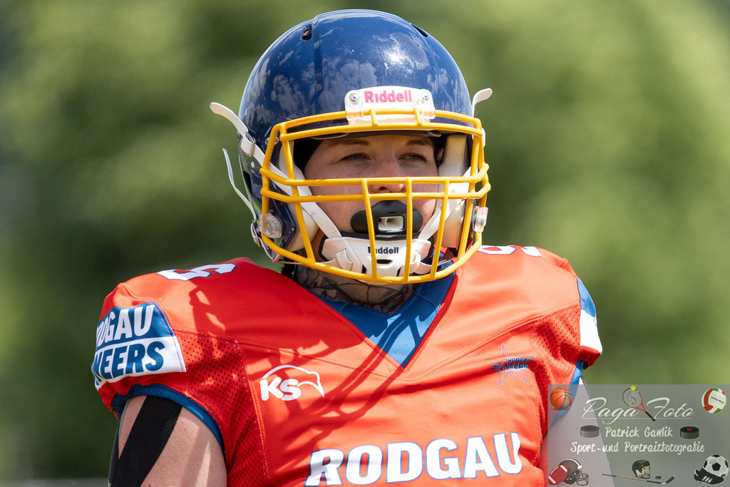 GFLW 1: German Football League Women 1: Rodgau Pioneers Ladies - Stuttgart Scorpions Sisters, 07.06.2026 | Tamara Parth (Rodgau Pioneers Ladies #96), Freisteller, Portrait / Porträt, Rodgau Pioneers Ladies - Stuttgart Scorpions Sisters, Rodgau, Maingau-Energie-Stadion "Am Weichsee", 7.6.2026 - Realisiert mit Pictrs.com