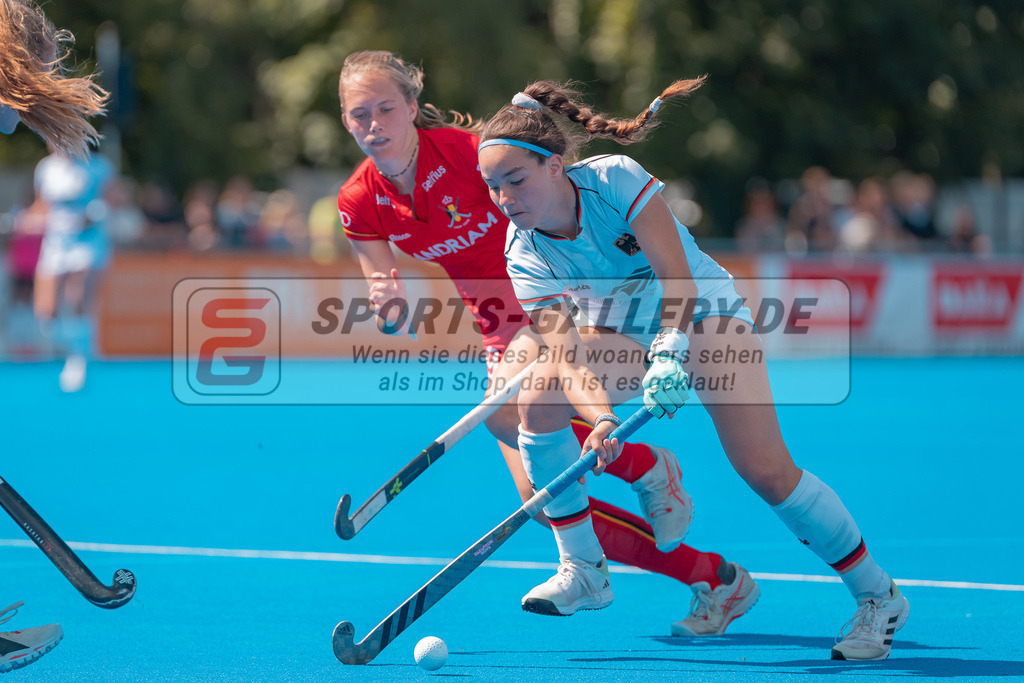 HK_20230712_101564 | Euro Hockey WU18 Belgium vs Germany Championship Girls &amp; Boys am 12.7.2023 CHTC , Krefeld ,