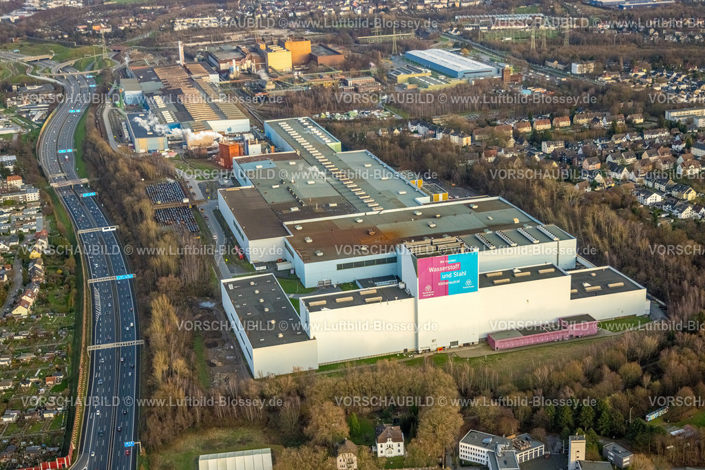 Bochum230101967Wattenscheid | Luftbild, Werksgelände thyssenkrupp Steel Europe AG Werk Bochum an der Autobahn A40, Kruppwerke, Wattenscheid, Bochum, Ruhrgebiet, Nordrhein-Westfalen, Deutschland