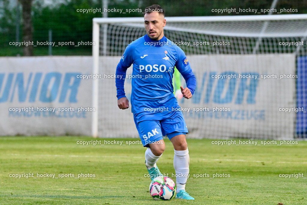 SAK vs. ATUS Velden 19.4.2024 | #10 Yosifov Svetlozar Angelov SAK, SAK vs. ATUS Velden 19.4.2024, SAK vs. ATUS Velden am 19.04.2024 in Klagenfurt (Sportpark Welzenegg), Austria, (Photo by Bernd Stefan)