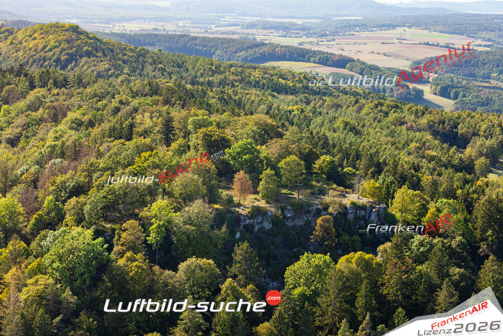 Die Luftbildaufnahme Kordigast -  wurde 2019 mittels Flugzeug (keine Drohne) erstellt. Perfekte Schärfe und Druck- Ergebnisse- Garantiert!