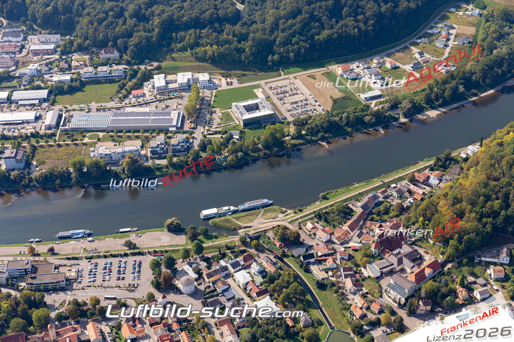 Aktuelles Luftbild von donau Kelheim - Die Luftaufnahme wurde 2020 mittels UL-Flugzeug erstellt ( keine Drohne ) - hochauflösende Kamera-Systeme von  Canon -Beste Qualität - Für grossformatige Ausdrucke geeignet. Die Geschenkidee !