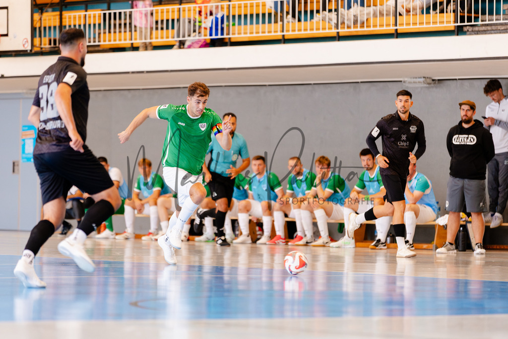 Futsal-Bundesliga, Saison 2025/2026, 4. Spieltag: SC Preußen Münster - SV Pars Neu-Isenburg | Futsal-Bundesliga, Saison 2025/2026, 4. Spieltag, SC Preußen Münster empfängt SV Pars Neu-Isenburg in der Universitäts-Sporthalle in Münster. Foto: sportfotografie.ms | Markus Paletta - Realisiert mit Pictrs.com