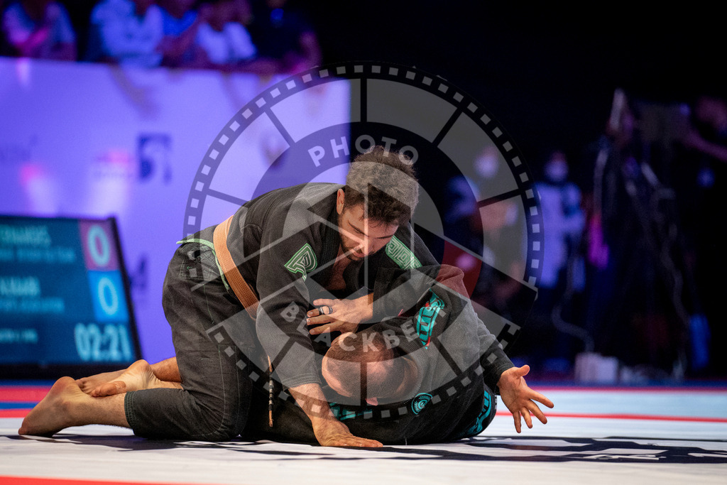 20231107PBB6016 | Fighters compete during the AJP World Master Championship in the Mubadala Arena in Abu Dhabi, Arab United Emirates, on November 7, 2023.