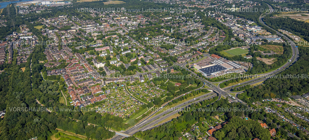 Duisburg230706575 | Luftbild, Ortsansicht mit Kleingartenverein Sonnenschein, Aldenrade, Duisburg, Ruhrgebiet, Nordrhein-Westfalen, Deutschland