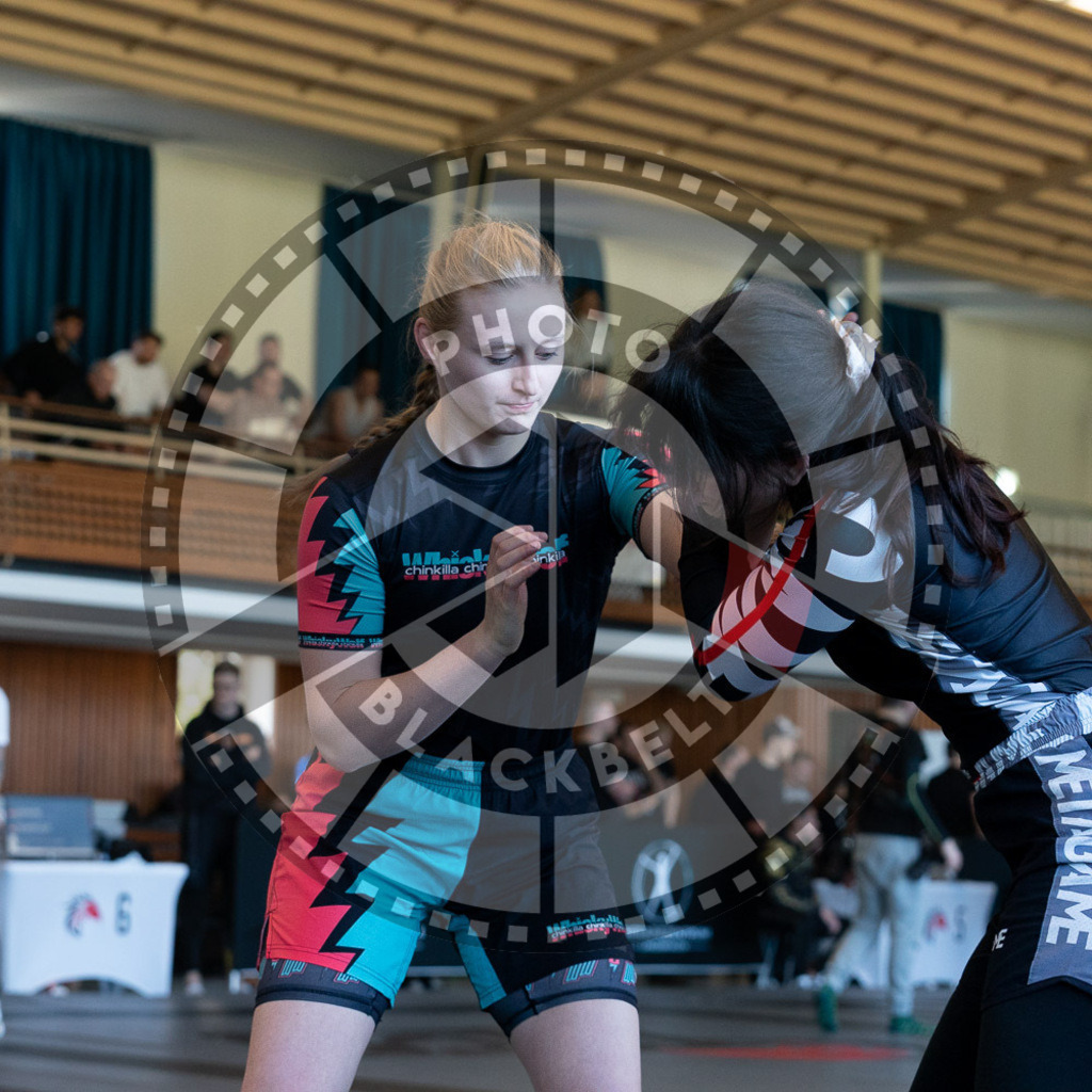 20250329PBB3847 | Fighters compete during the International Luta Livre (ILLCS) Germany IX Spring 2025 Competition spring on March 29, 2025 in Hannover, Germany.© Chiara Dazi