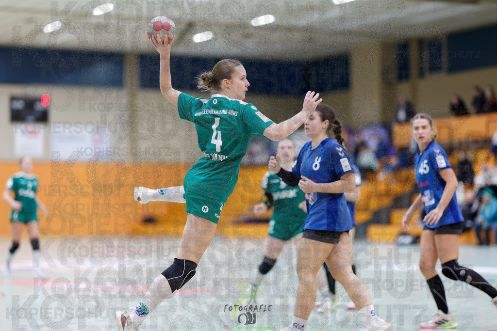 Jugenbundesliga wJB; HSG Kleenheim/Langgöns - SG Kappelwindeck/Steinbach | Jugenbundesliga wJB; HSG Kleenheim/Langgöns - SG Kappelwindeck/Steinbach am 23.11.2025 in Oberkleen (Weidig-Halle)Photo © 2025 - Jörg Heinrich - Realisiert mit Pictrs.com