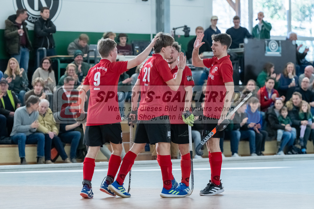 HK_20250202_102385 | 2. Bundesliga Halle Herren Club Raffelberg - Schwarz Weiss Köln am 2.2.2025 Halle am Raffelberg, Duisburg ,