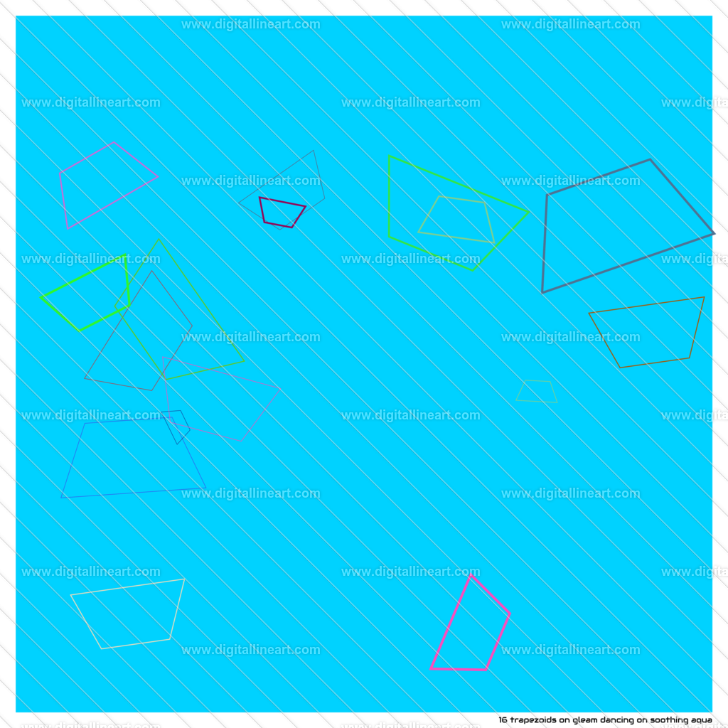 16-trapezoids-gleam-dancing-on-soothing-aqua | digitallineart - Realisiert mit Pictrs.com
