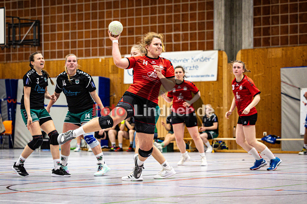 TSV Weilheim gegen TSV Murnau | Handball Bezirksoberliga Frauen Alpenvorland 2024/25, TSV Weilheim gegen TSV Murnau, 20250330,Malena BECKER (TSV Weilheim) in Aktion, Torwurf,2025-03-30 in Weilheim (Weilheim, Am Hardt), Malena BECKER (TSV Weilheim)Copyright: WolfgangxLindner www.foto-lindner.de