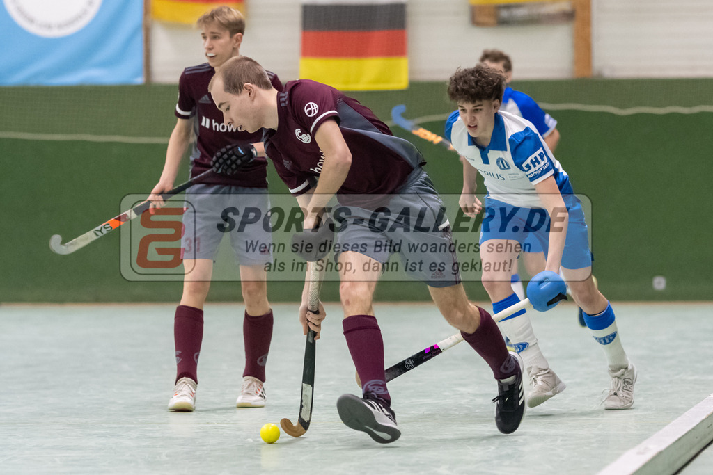 SFE_20230305_0014 | Deutsche Meisterschaft Männliche U16 Halle 2023 am 05.03.2023 in Köln (KTHC Stadion Rot-Weiss Köln Tennis and Hockey Club), Photo: Stephan Fehrmann 2022 (Sports-Gallery)