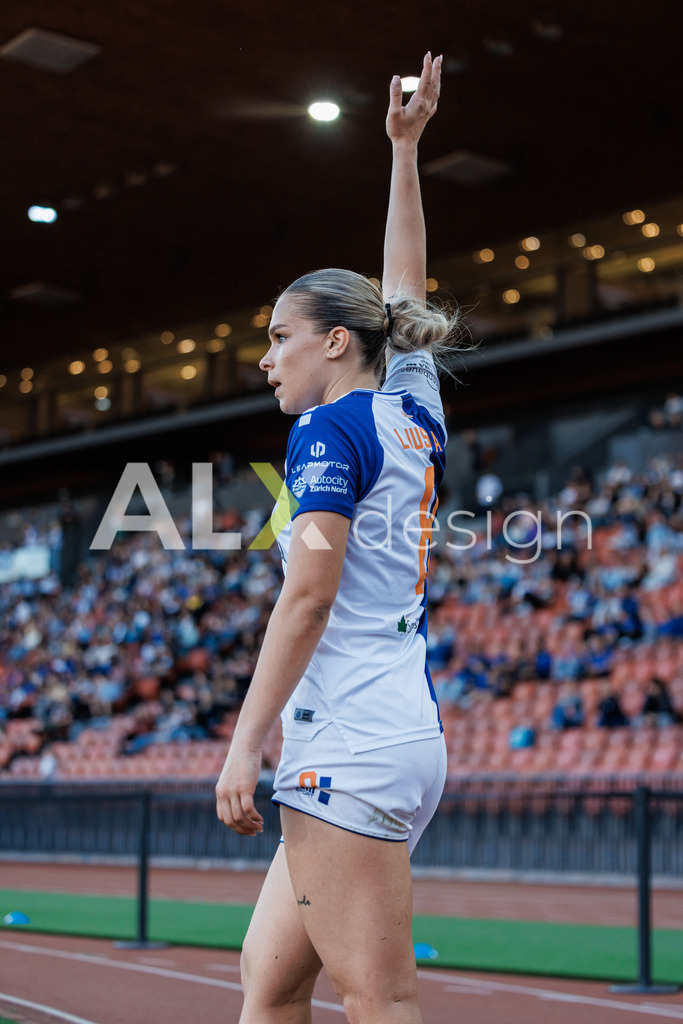GC Zürich vs FC Zürich - AXA Women’s Super League Playoffs - Stadion Letzigrund | ELLA LJUŠTINA of Grasshopper Club Zürich during the AXA Women’s Super League Playoffs quarter-final second leg between GC Zürich and FC Zürich at Stadion Letzigrund, Zurich, Switzerland. - Realisiert mit Pictrs.com