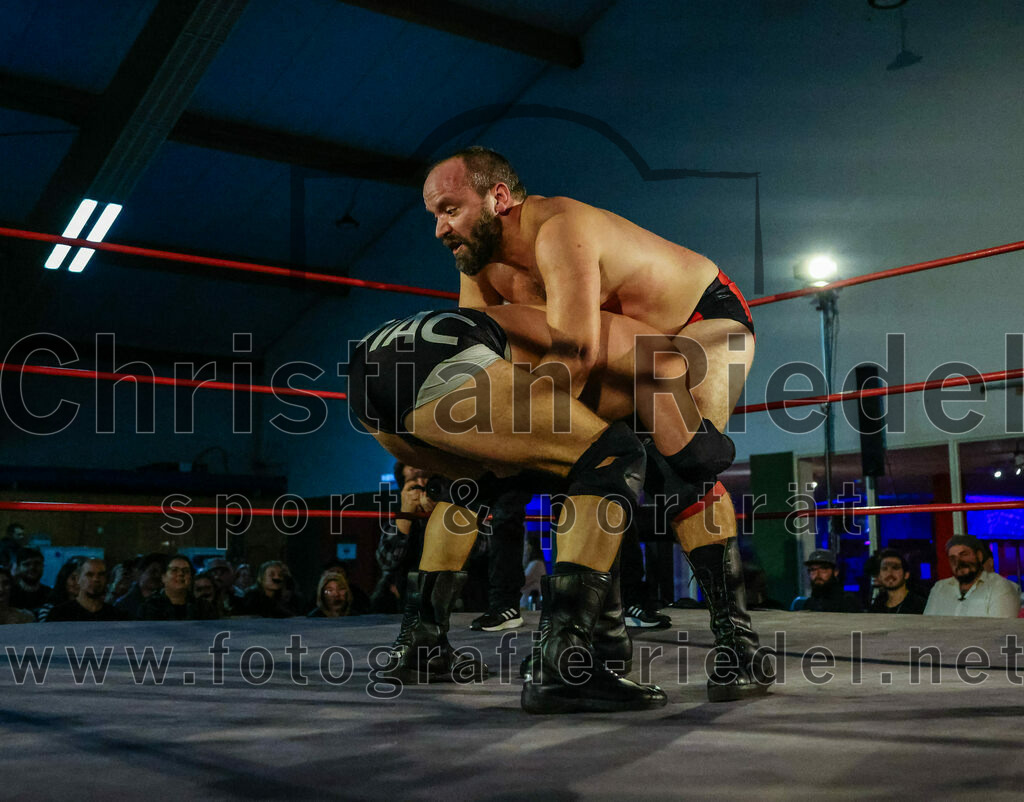 2023-11-11_069_Erding_Wrestlingshow | Erding, Deutschland, 11.11.2023:
Wrestling, Saison 2023, EWS Wrestling ERDING

Foto: Christian Riedel / fotografie-riedel.net