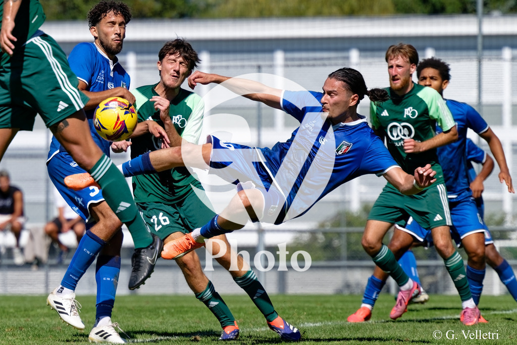 2eme ligue - FC Onex v CS Italien |  during the 2eme ligue match between FC Onex and CS Italien at Stade municipal d'Onex in Geneva, Switzerland
