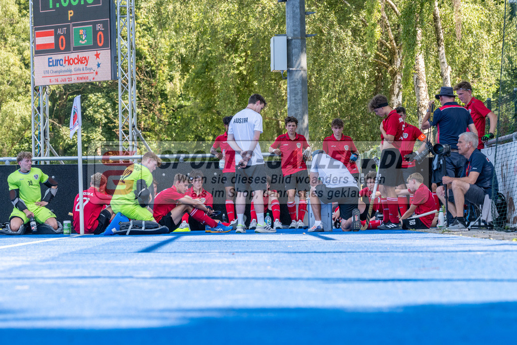 SFE_20230708_0036 | EuroHockey EM U18 Boys Austria vs Ireland am 08.07.2023 in Krefeld (Gerd-Wellen-Hockeyanlage), Photo: Stephan Fehrmann 2023 (Sports-Gallery)