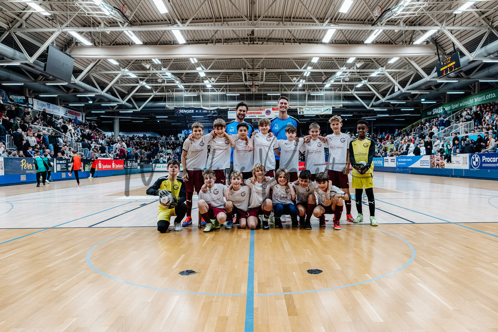 47. Stadtmeisterschaften im Hallenfußball 2025, Endrunde | Stadtmeisterschaften im Hallenfußball 2025, Endrunde, Sporthalle Berg Fidel in Münster. Foto: sportfotografie.ms | Markus Paletta - Realisiert mit Pictrs.com