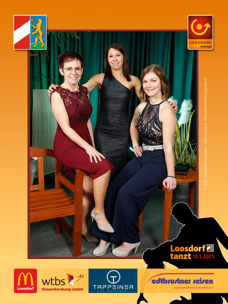 LoosdorfTanzt25_8641 | Ballfotografie - Loosdorf tanzt am 18.01.2025 in der Losensteinhalle LOOSDORF. Vielen Dank den Sponsoren:Edtbrustner Reisen /wtbs Steuerberatung /Autohaus Tappeiner/McDonalds Loosdorf