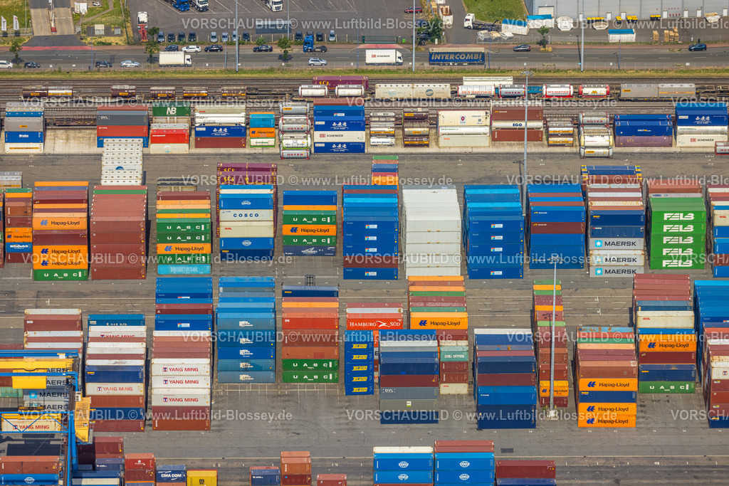 Duisburg230707504 | Luftbild, logport I Rheinhausen, Container, Friemersheim, Duisburg, Ruhrgebiet, Nordrhein-Westfalen, Deutschland