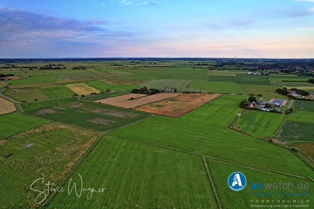 Luftbilder Hattstedtermarsch | Luftbilder, Nordsee, Nordfriesland, Hattstedtermarsch, Herrweg