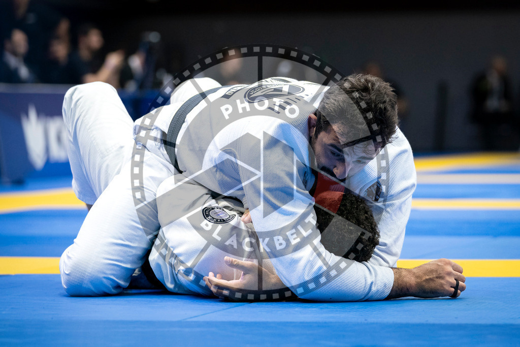 20240126PBB0355 | Fighters compete during the Brazilian Jiu-Jitsu European Championship of the IBJJF in Paris, France, on January 26, 2024.
