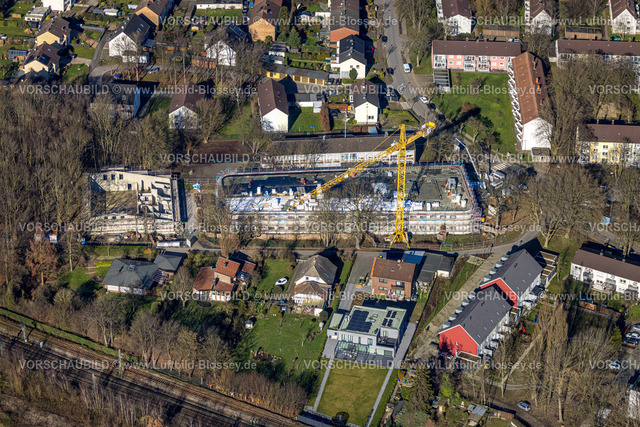 Luenen230204180 | Luftbild, Osterfeldschule Baustelle, Lünen, Ruhrgebiet, Nordrhein-Westfalen, Deutschland