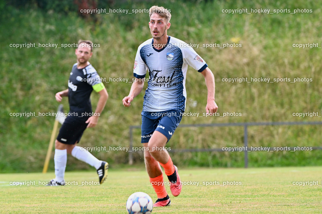 SC Magdalen vs. DSG Ledenitzen | #14 Tim Kovacic DSG Ledenitzen, SC Magdalen vs. DSG Ledenitzen, SC Magdalen vs. DSG Ledenitzen am 19.07.2024 in Villach (Sportplatz Madalen), Austria, (Photo by Bernd Stefan)