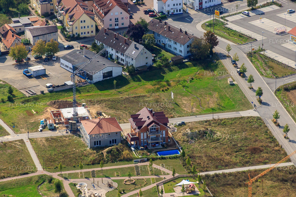 Luftbild: Am Höhenweg in Kandel im Bundesland Rheinland-Pfalz in Deutschland. Foto: IMG_21220.jpg vom 13.09.2009 durch Werner Riehm/FLY-FOTO.de