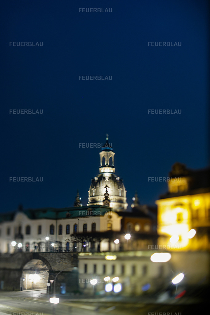 Dresden Frauenkirche | Dresden Frauenkirche im Miniatureffekt - Realisiert mit Pictrs.com