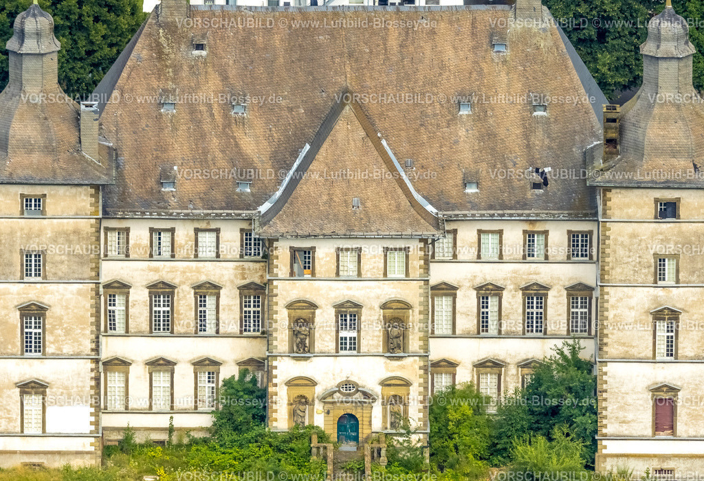 Warstein240713864Sichtigvor-2 | Luftbild, ehemalige Deutschordenskommende Mülheim Schloss, Sichtigvor, Warstein, Sauerland, Nordrhein-Westfalen, Deutschland