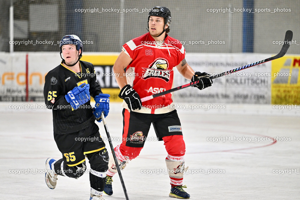 HSC Eagles Poggersdorf vs. VAS Ballhockey Villach | #65 Oetner Stefan, #82 Wilhelme Philipp, HSC Eagles Poggersdorf vs. VAS Ballhockey Villach, HSC Eagles Poggersdorf vs. VAS Ballhockey Villach am 15.07.2025 in Poggersdorf (Sportzentrum Poggersdorf), Austria, (Photo by Bernd Stefan)