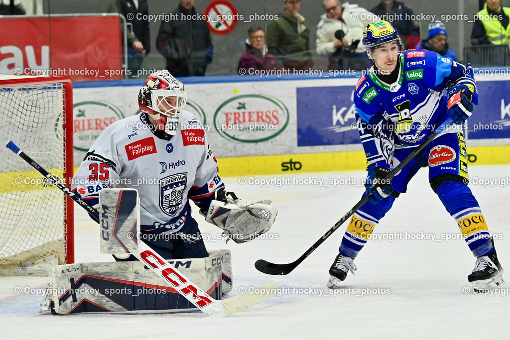 EC IDM WÄRMEPUMPEN VSV vs. HYDRO FEHERVAR AV 19 | #35 Horvath Dominik HYDRO FEHERVAR, #74 COATTA Max EC VSV, EC IDM WÄRMEPUMPEN VSV vs. HYDRO FEHERVAR AV 19, EC IDM WÄRMEPUMPEN VSV vs. HYDRO FEHERVAR AV 19 am 20.11.2024 in Villach (Stadthalle Villach), Austria, (Photo by Bernd Stefan)