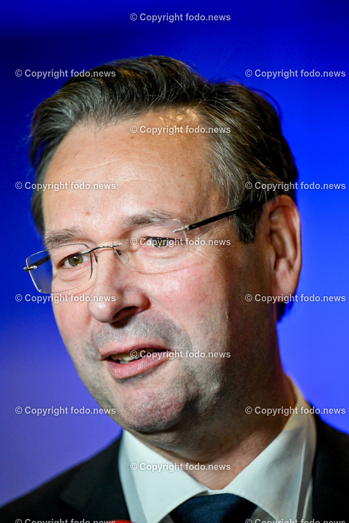 Pressewahldienst Linz zur Nationalratswahl 2024_ 29.09.2024-21 | 29.09.2024, Ursulinenhof Linz AUT, Nationalratswahl 2024, Pressewahldienst im Bild Hermann Brueckl (FP, NAbg)