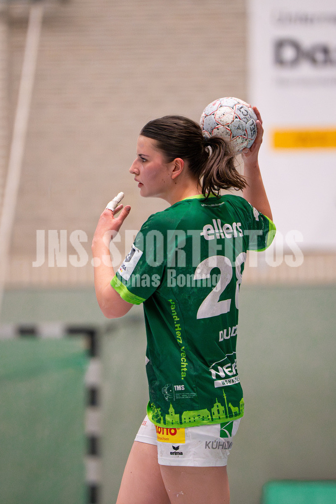 Handball I Frauen I Saison 2025-2026 I 3. Liga Staffel Nord I 20. Spieltag I SC SFN Vechta - SV Henstedt-Ulzburg0017 | jns.sportfotos - Realisiert mit Pictrs.com
